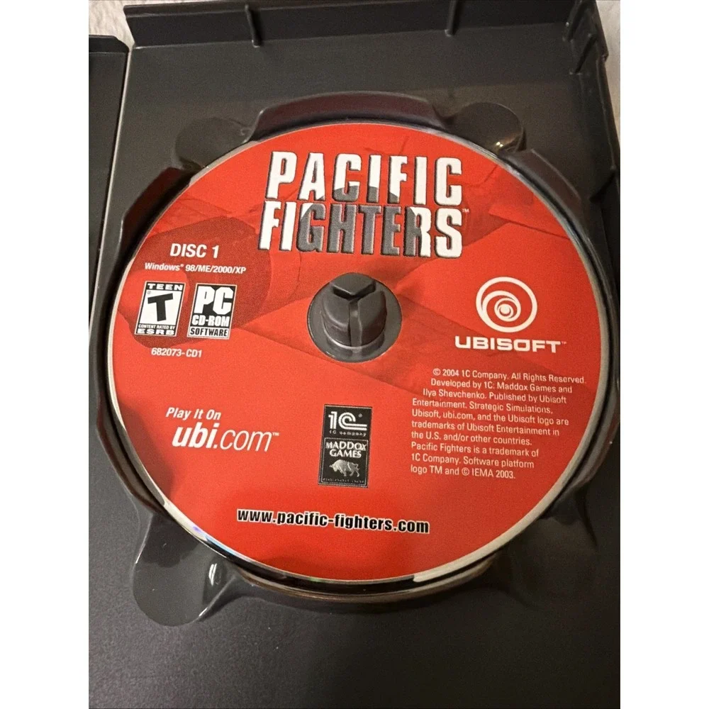 Pacific Fighters PC CD ROM VTG Strategy Simulations CIB Complete Sleeve Ubisoft